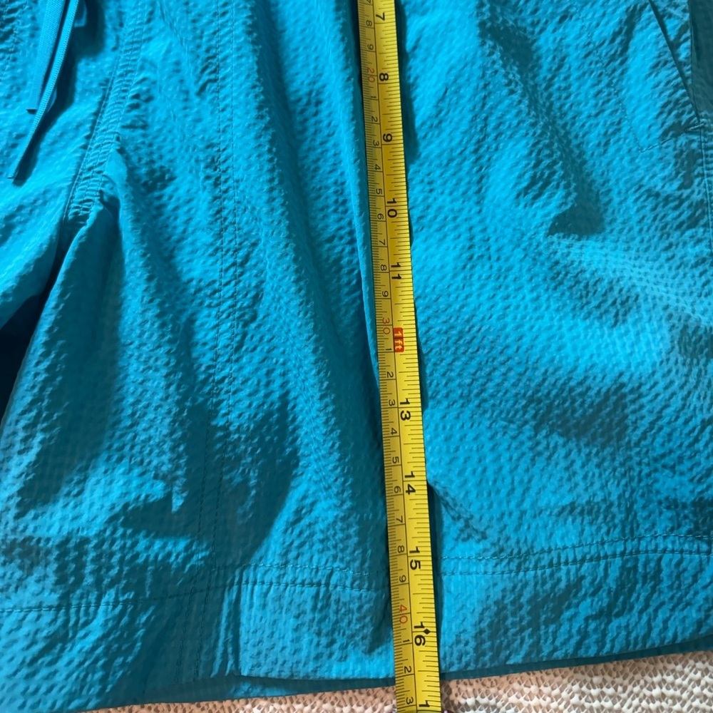 New Venroy Curved Hem Swim Men’s Short Aqua Blue L - Picture 16 of 16